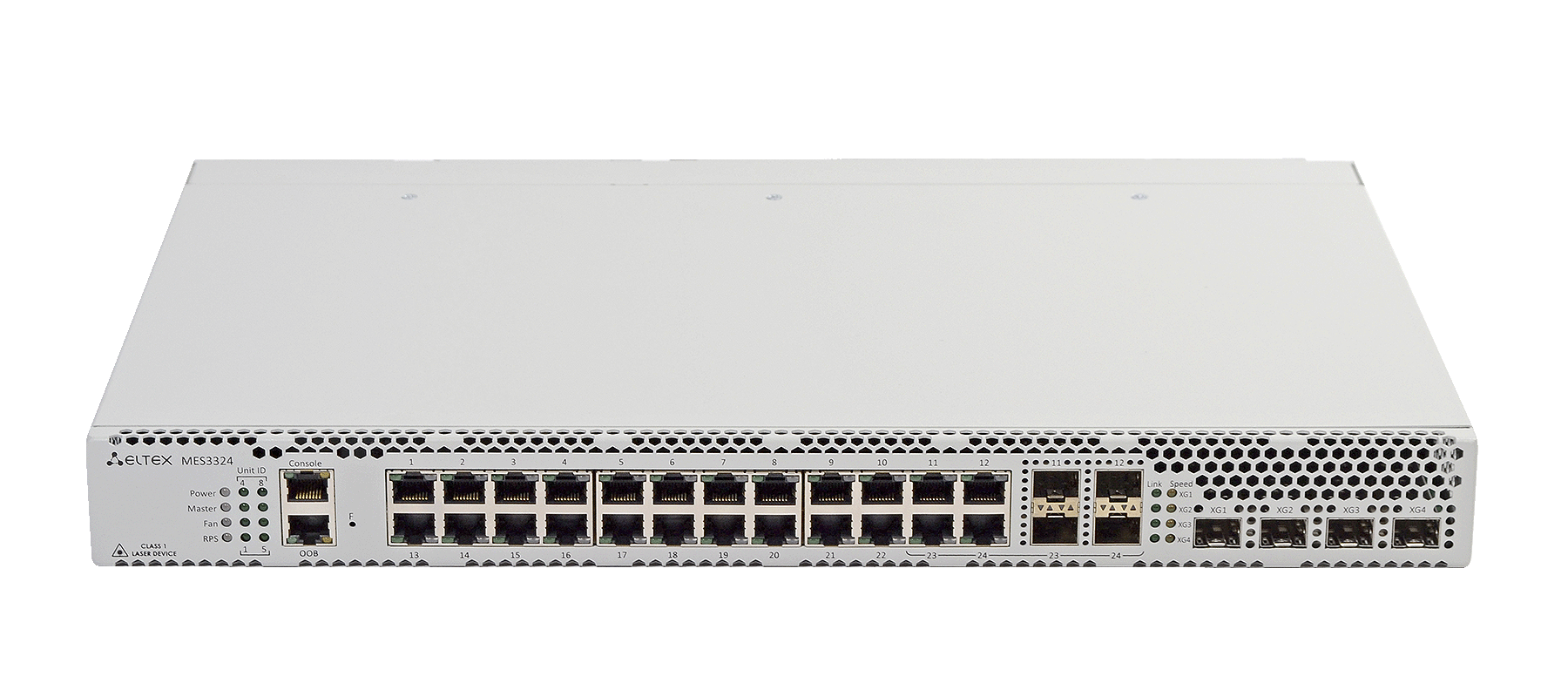 Ethernet-коммутатор MES3324, L3, 2 слота для модулей питания